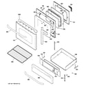 GE EGR2001EM2SS door & drawer parts diagram