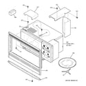 GE JT965WF5WW microwave enclosure diagram