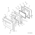 GE JBP80SM2SS door diagram