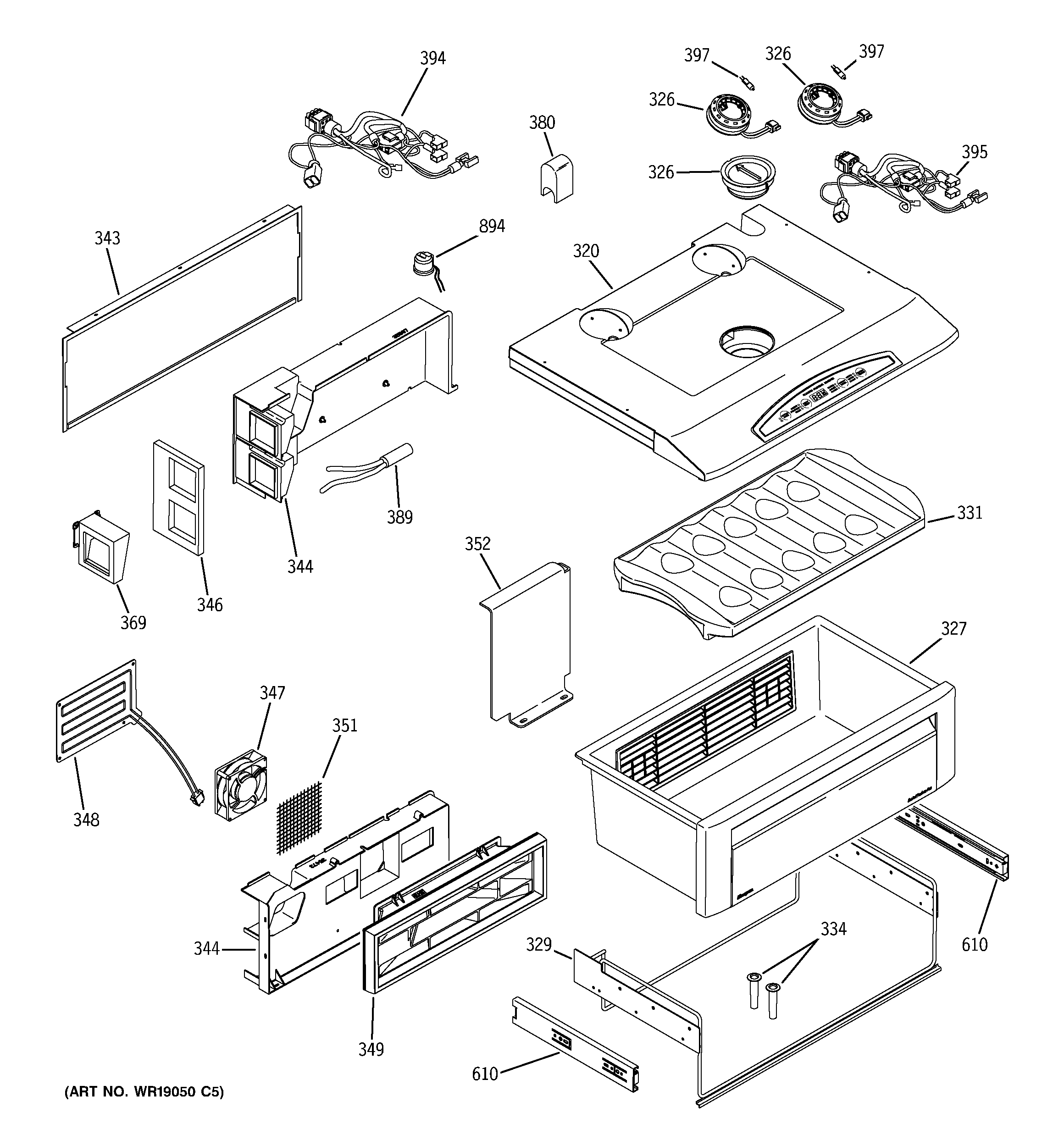 GE ZISS420DRKSS quick chill diagram