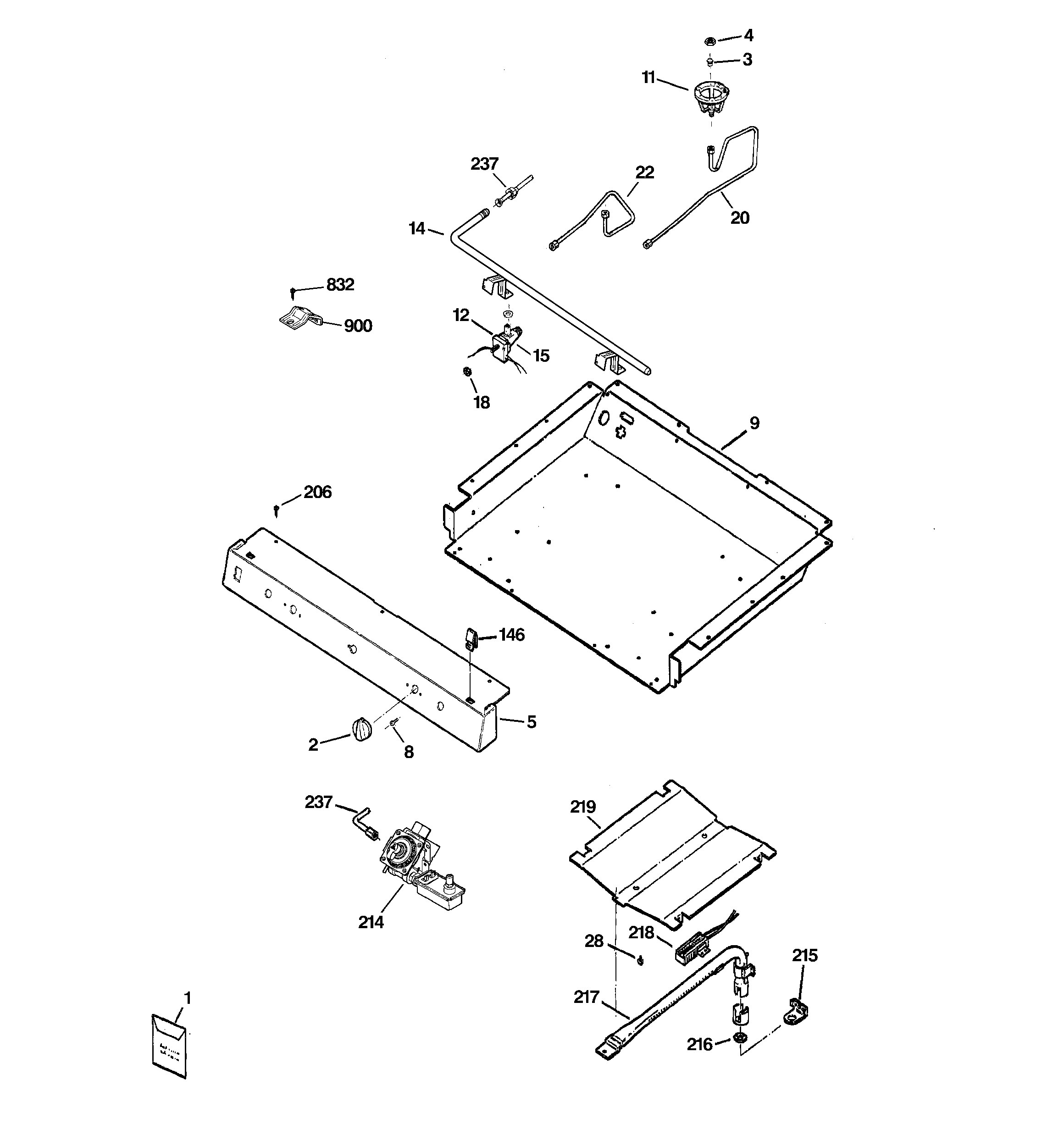 GE JGBS19DEN1BB gas & burner parts diagram