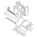 GE JGBS23DEM2WW door & drawer parts diagram