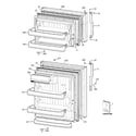 GE GTT18BBSBRWW doors diagram