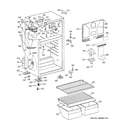 Hotpoint HTS18CCSBLWW cabinet diagram