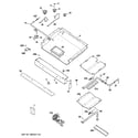 GE JGB280MEN1BS gas & burner parts diagram