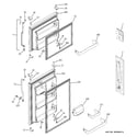 GE GTS18DBPXLBB doors diagram