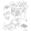 GE JBP68DM2CC body parts diagram