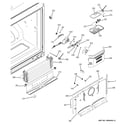 GE GBSC3HBXARBB freezer section diagram