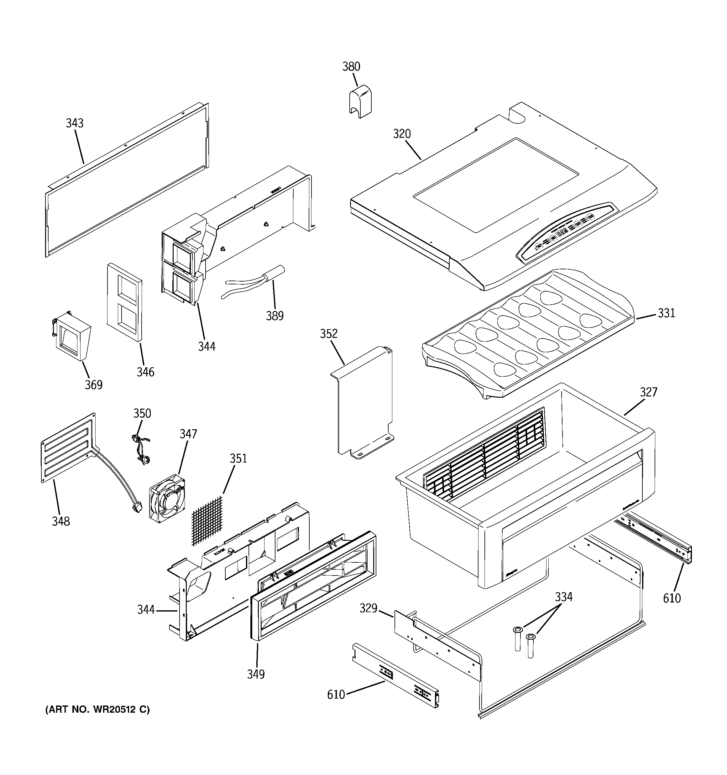 GE ZISS42GDXASS quick chill diagram