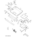 GE JGBP25SEN2SS gas & burner parts diagram