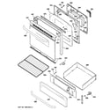 GE JGBP25SEN2SS door & drawer parts diagram