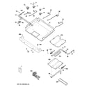 GE JGBP86DEM2BB gas & burner parts diagram