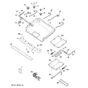 GE JGBP88SEM2SS gas & burner parts diagram