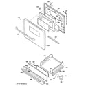 GE JGBS07DEM3WW door & drawer parts diagram