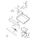 GE JGBS18MEN2BS gas & burner parts diagram