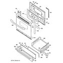 GE JGBS18MEN2BS door & drawer parts diagram