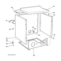 GE DLSR483GG6WW cabinet diagram