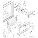 GE PDCF1NBXCWW freezer section diagram