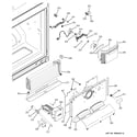 GE PFCF1NJXCWW freezer section diagram