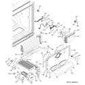 GE PGSS5NFXCSS freezer section diagram