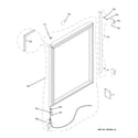 GE ZDBT240PBBS door diagram