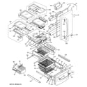 GE PDW22SISBRSS doors & shelves diagram