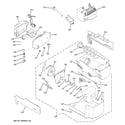 GE ZFSB26DRLSS ice maker & dispenser diagram