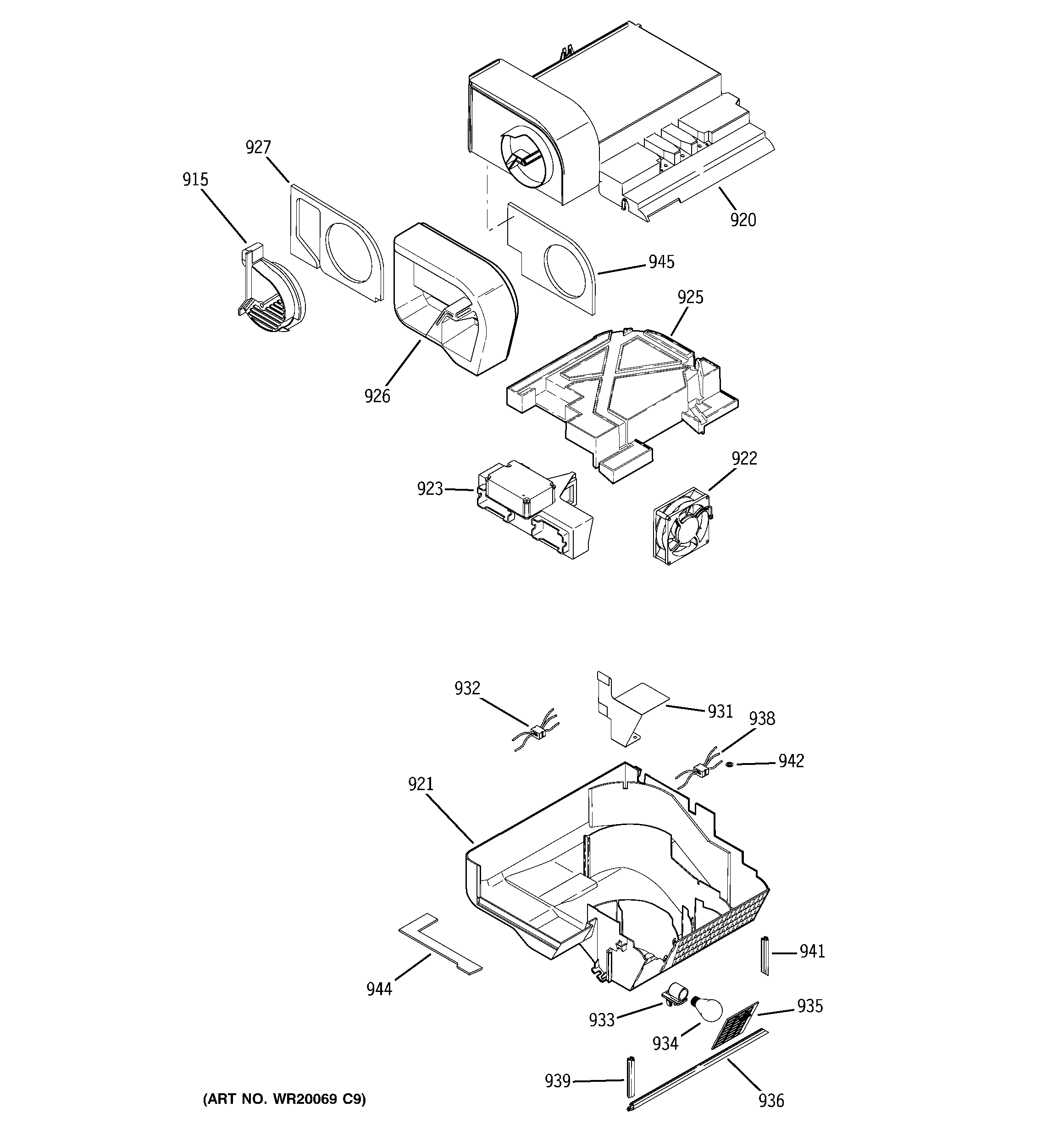 GE PSI23MGWABV custom cool diagram