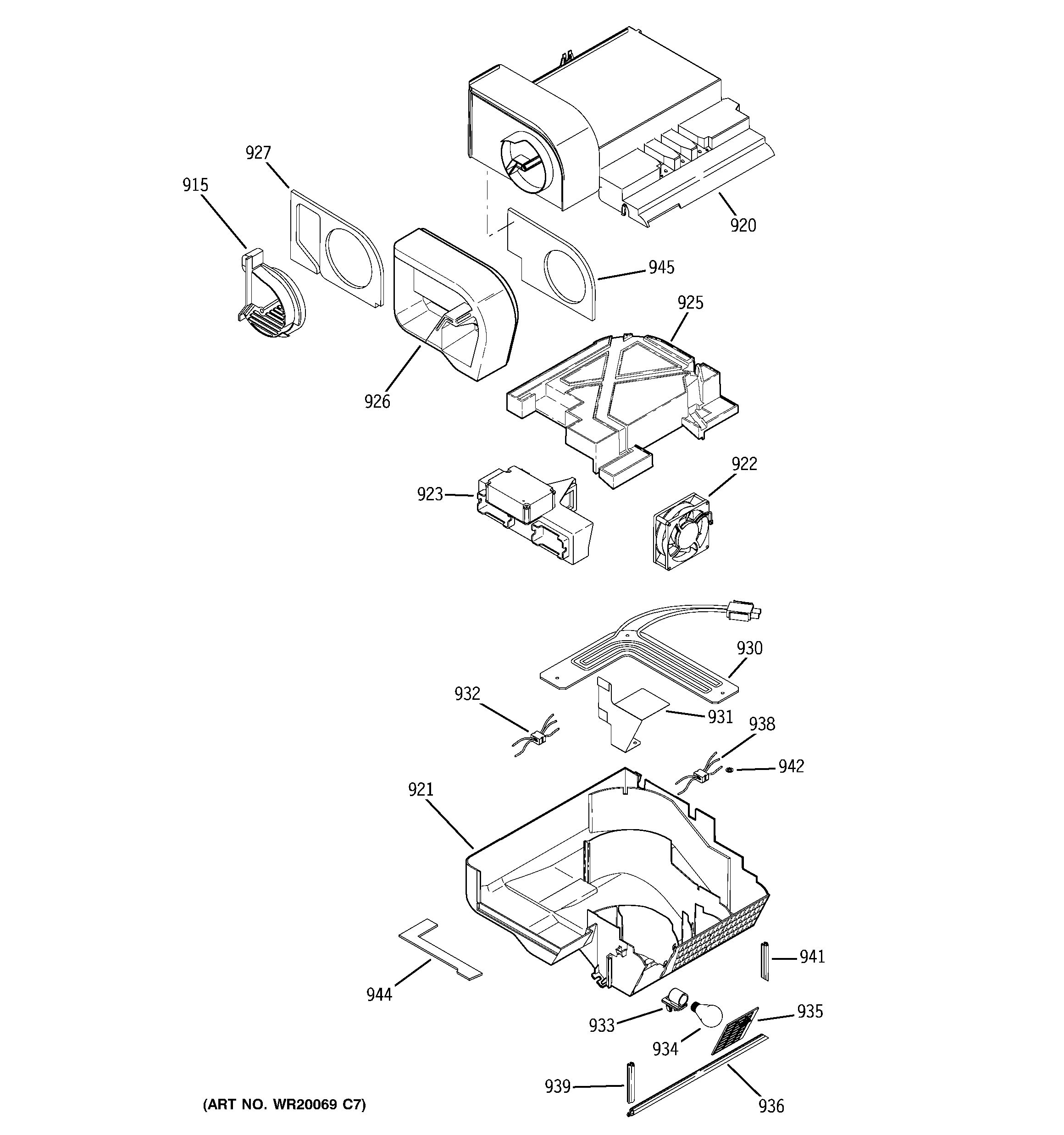 GE PSHF6VGXCDWW custom cool diagram