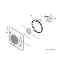 GE PCB975DN1BB convection fan diagram