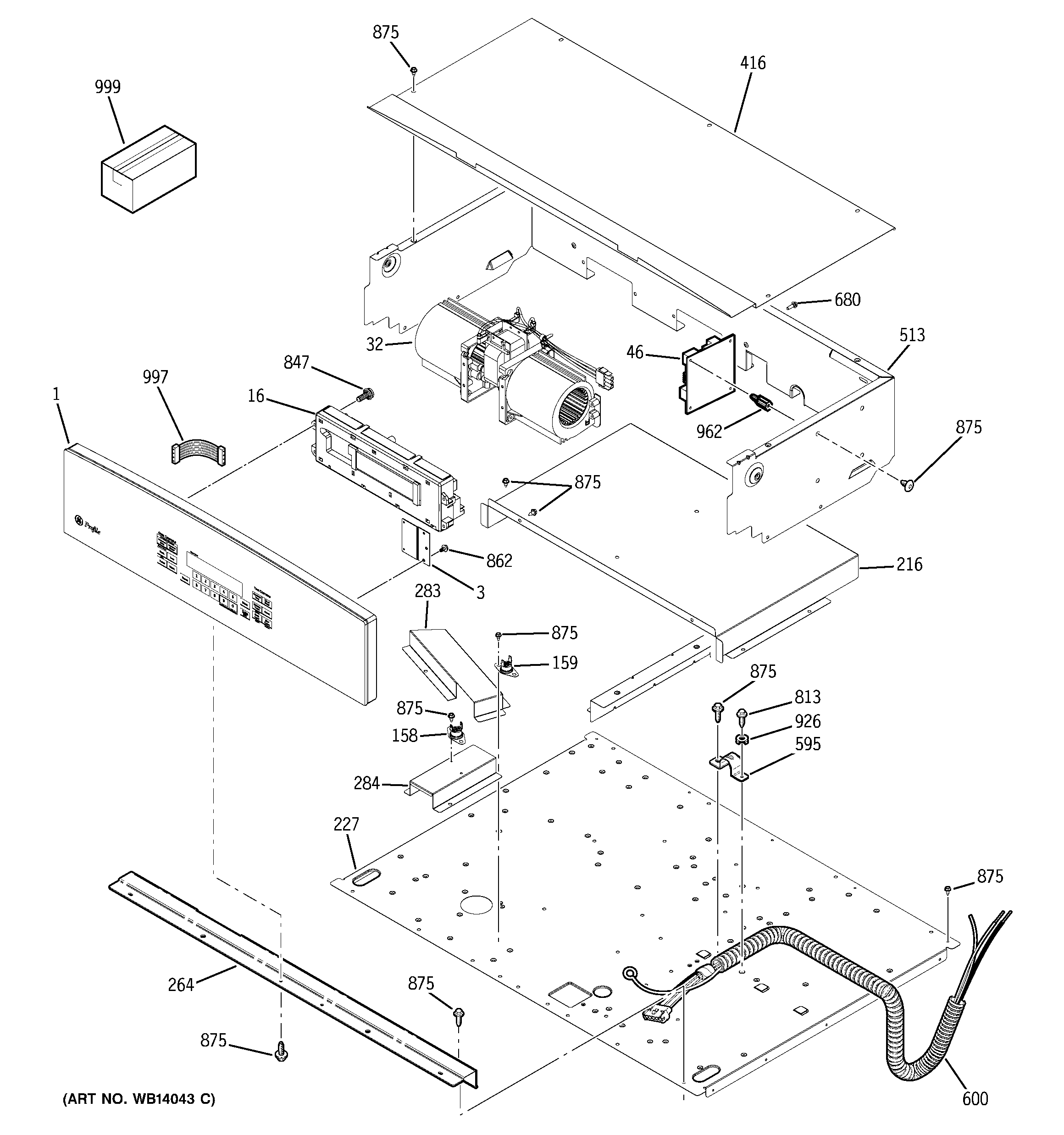 GE PT956SM1SS control panel diagram