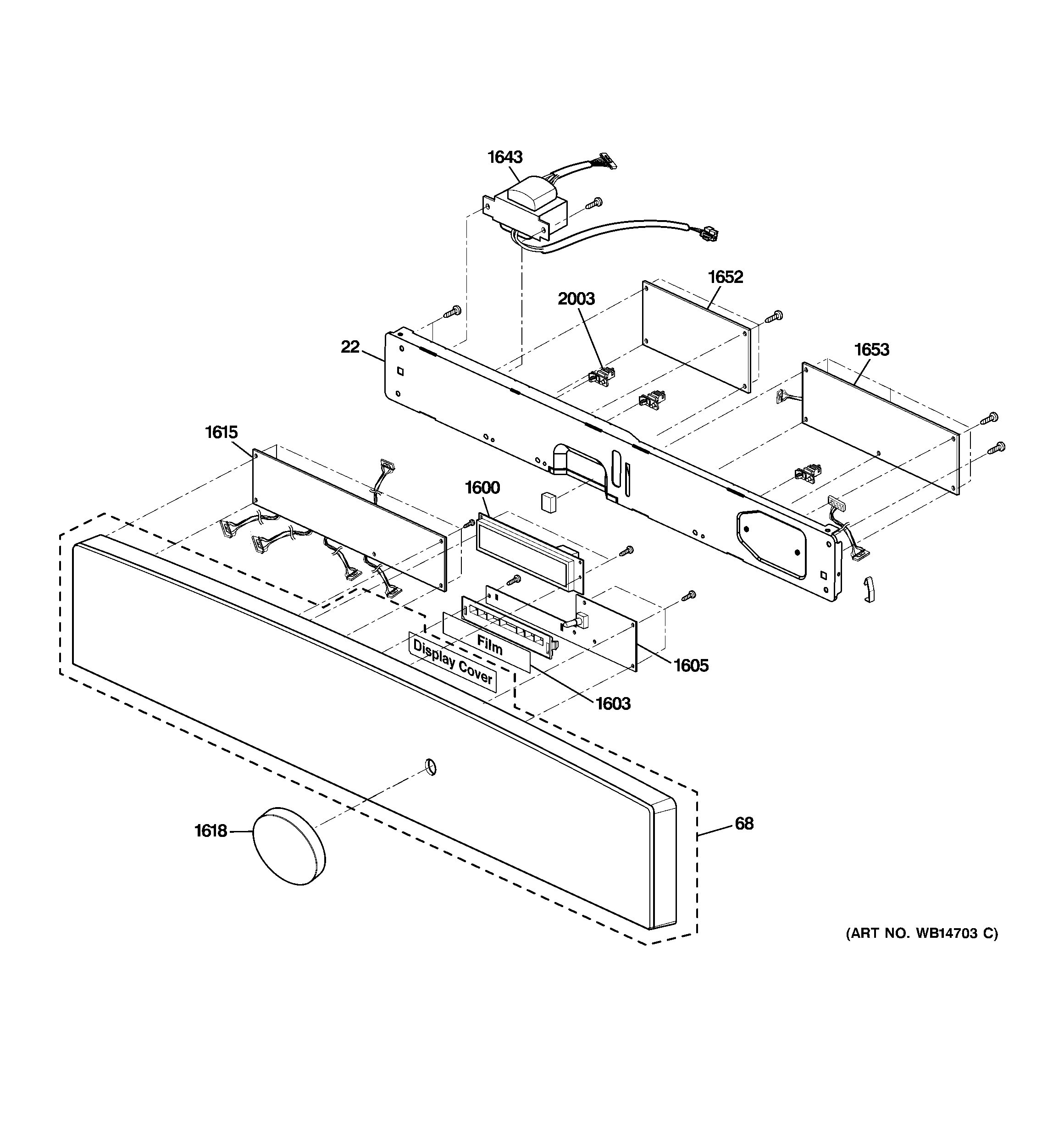 GE PSB1200NBB01 control panel diagram
