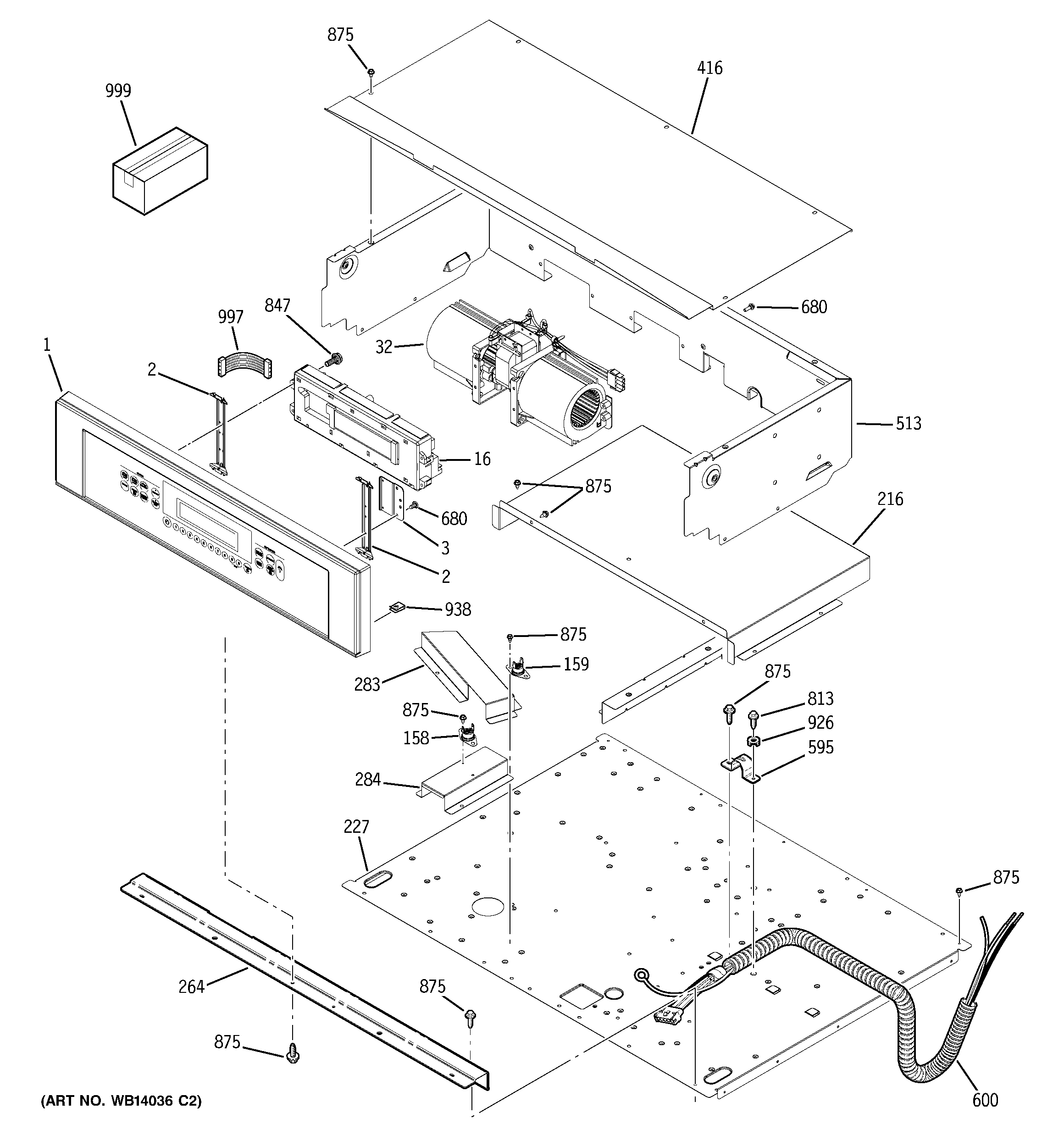GE ZET938WM1WW control panel diagram