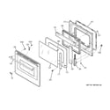 GE ZET938WM1WW door diagram