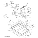 GE JGP945BEK1BB gas & burner parts diagram