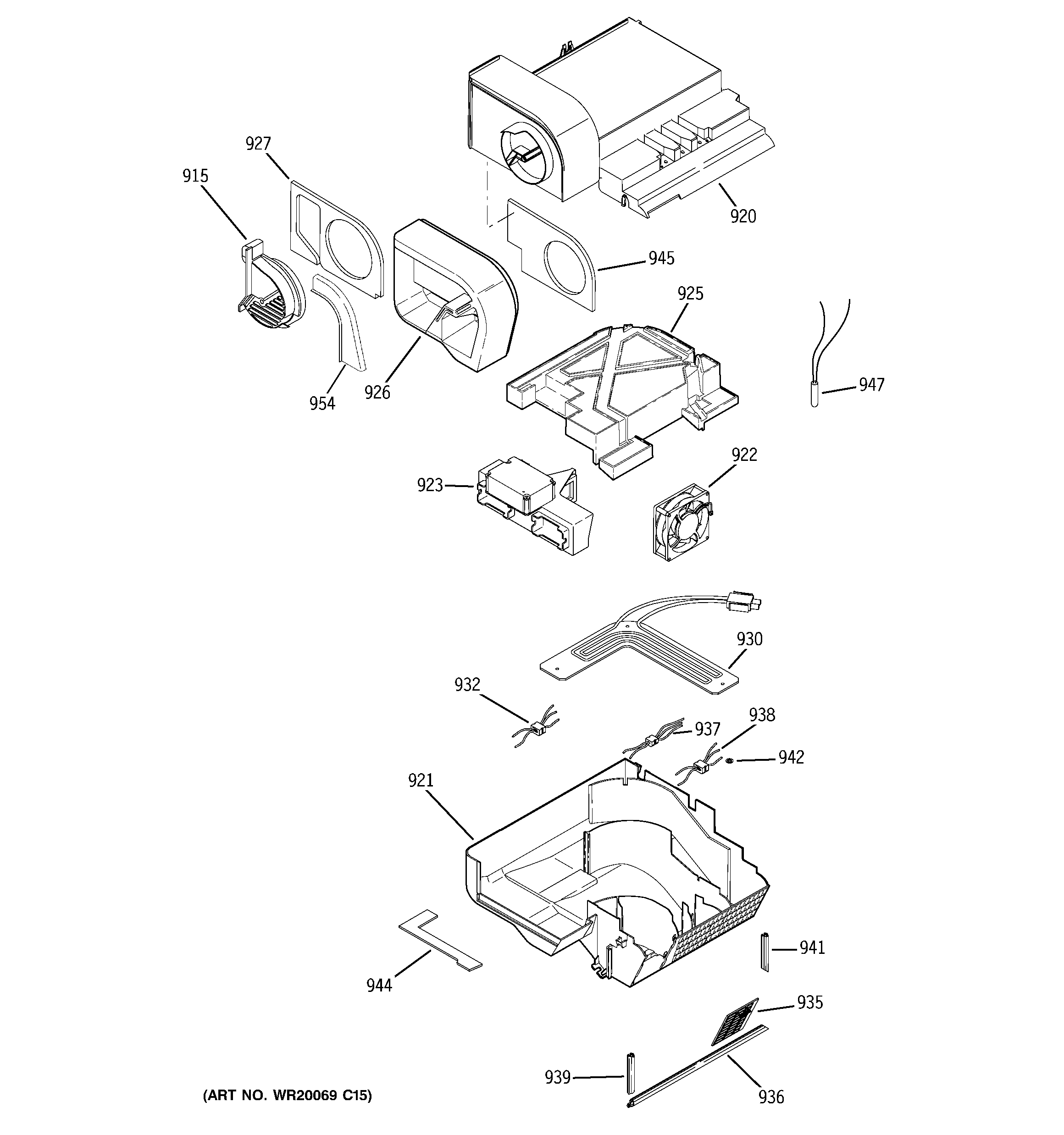 GE PHE25YGXAFWW custom cool diagram
