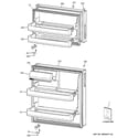 Hotpoint HTR17BBSDRWW doors diagram