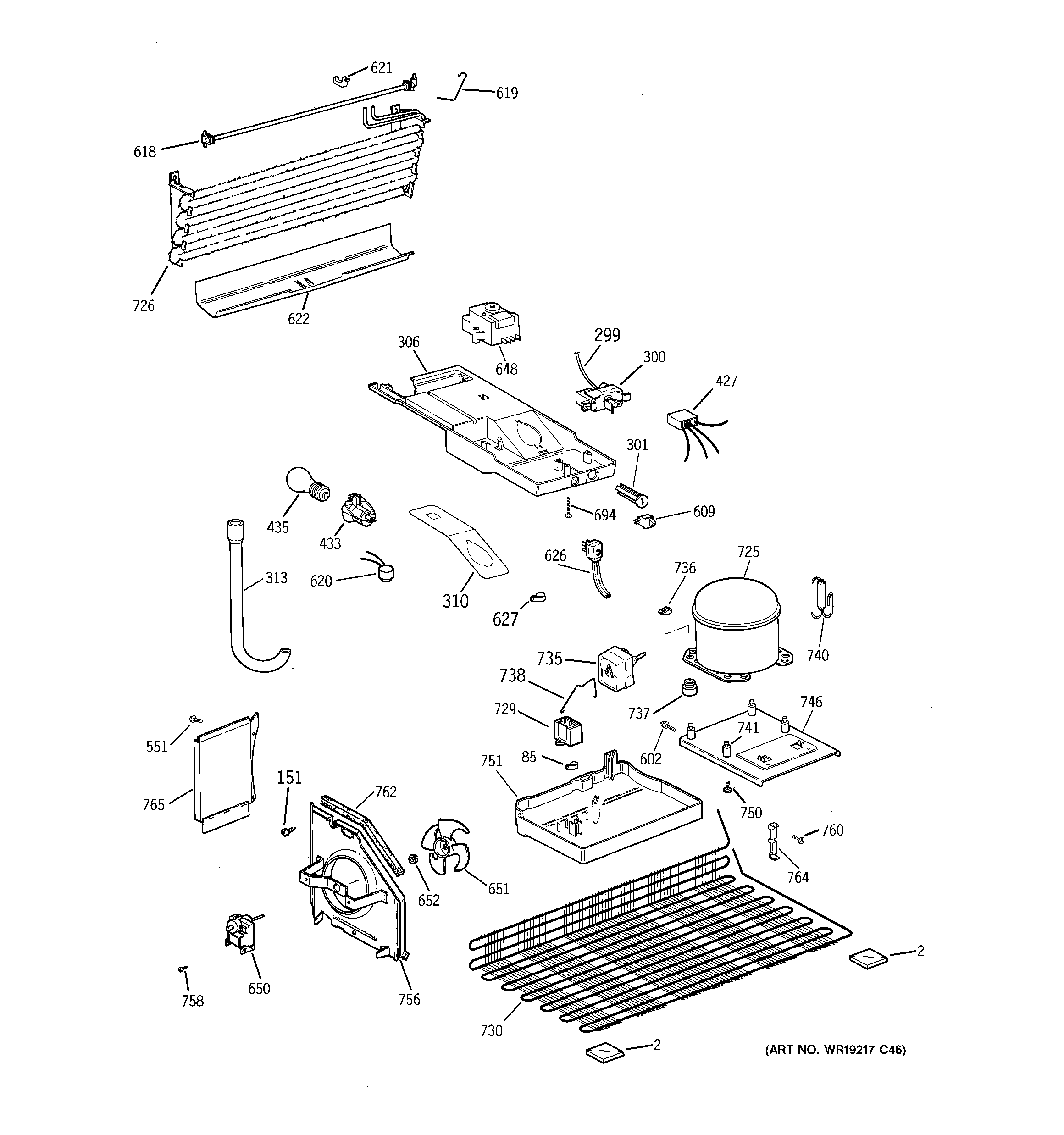GE CTS18FBSDLWW unit parts diagram