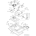 GE JGP970KEK1CC gas & burner parts diagram