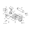 GE DMCD330GH1WC blower & drive assembly diagram