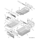 GE ZFGP21HYASS freezer shelves diagram