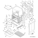 GE PB970BM3BB lower oven diagram