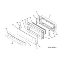 GE PB970BM3BB upper door diagram