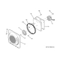 GE PCB909DP1WW convection fan diagram