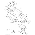 Hotpoint RGB790DEP1BB gas & burner parts diagram