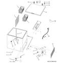 GE FCM7DNAWH freezer parts diagram