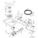 GE ZBD7920P10SS motor-pump mechanism diagram