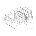 GE JSP39SN2SS door diagram
