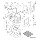 GE PT960SM3SS upper oven diagram