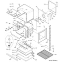 GE PT960SM3SS lower oven diagram